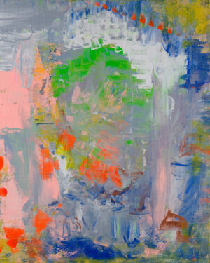 original canvas abstract triangle